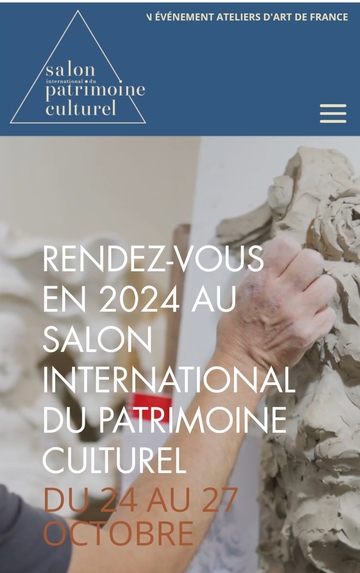 Retrouvez nous au salon du patrimoine à Paris 